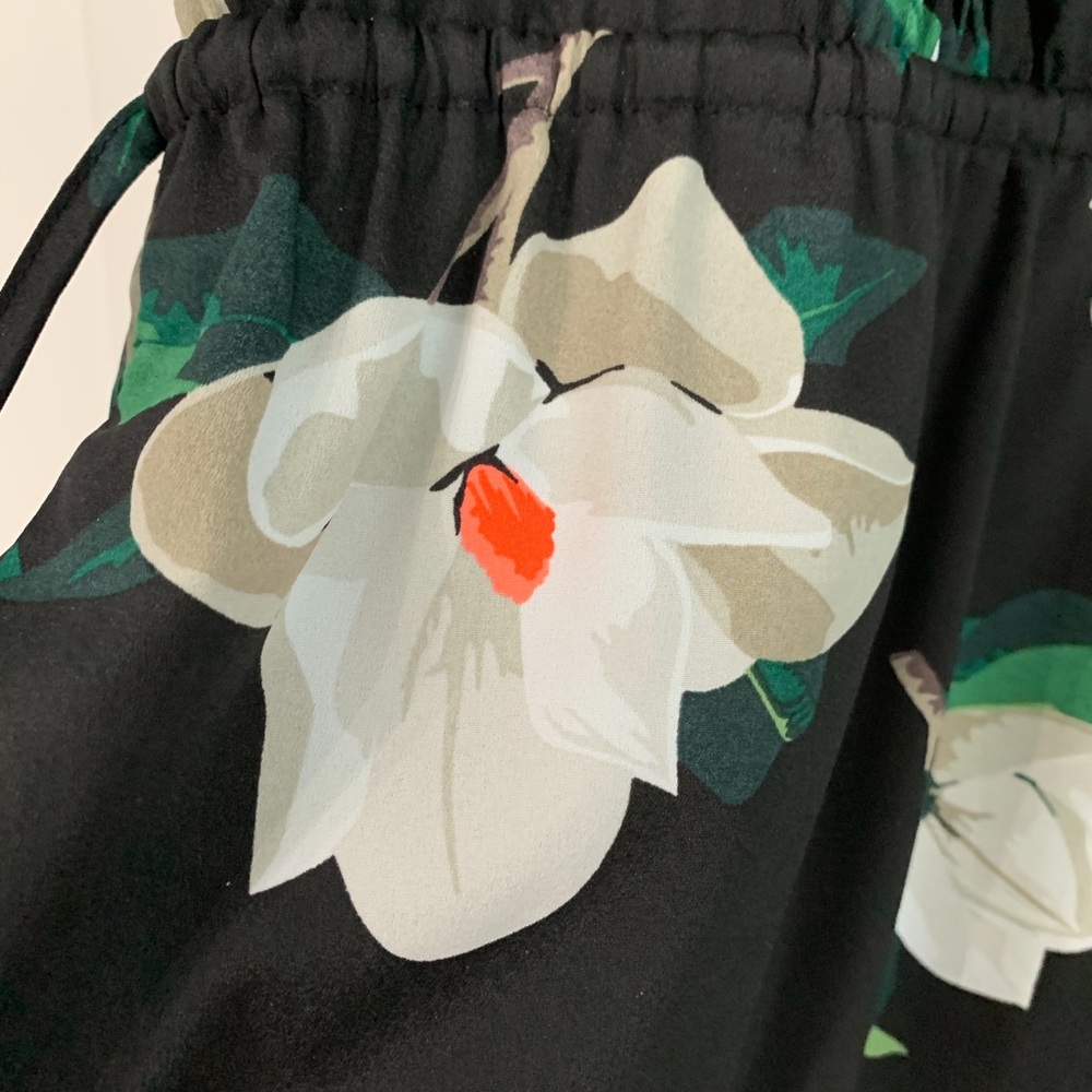 Floral shirt dress